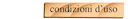 Condizioni uso sito web